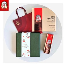 정관장 홍삼정 에브리타임 밸런스 30포 감사 띠 포장 쇼핑백 백화점 선물세트, 녹색, 1개