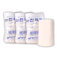 성진 탄력붕대 3인치(7.5cmx190cm) 3개 압박붕대, 1세트, 3개입 1세트, 3개입