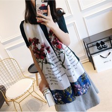 사계절 악쎄사리 꽃잎 쉬폰스카프 빅사이즈