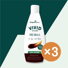 비비드키친 저당 굴소스 310g, 3개