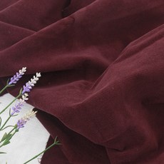 원단킹 스판 워싱잔골덴]대폭 요미무지-와인(3702029)