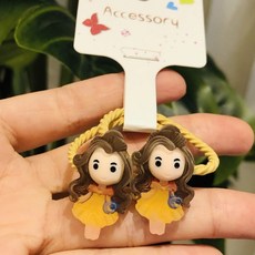 2 개/대 어린 소녀 헤어 액세서리 어린이 고무 밴드 Scrunchies 탄성 헤어 밴드 소녀 머리띠 장식 넥타이|여성용 헤어 액세사리|