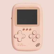 휴대용 미니 게임기 감성 레트로 gba 라이트 3ds 오락기 rg353v, 분홍색