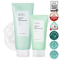 한정기획 라운드어라운드 그린티 약산성 클렌징폼 250ml+150ml, 단일상품