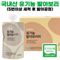 초록마을 유기농 발아보리차, 1세트, 10개입, 100ml
