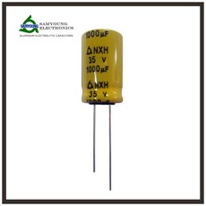 삼영콘덴서 35V 1000UF NXH 105℃ 전해콘덴서, 단일상품