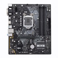 ASUS PRIME B360M-A 1151v2소켓 8세대 9세대 백패널 포함 HDMI D-SUB DVI 지원