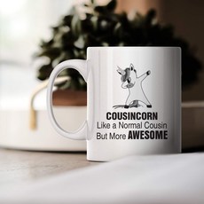 Cousincorn like a Normal Cousin but More Awesome - Coffee Mug Best Birthday Holiday Christmas Day G, 1개, 1개