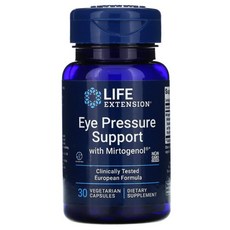 Life Extension Mirtogenol® 함유 안압 개선제 베지 캡슐 30정, One Color, One Size