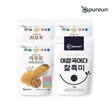 [이쌀이다] 고대곡물 카무트 500gx3봉+국산 찰흑미 1kg, 단품