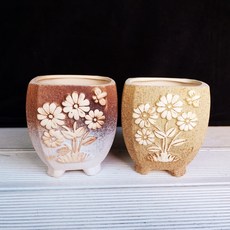 서평택다육화분 2종세트화분 2001, 세트판매