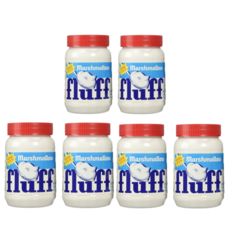 [해외]Original Marshmallows Fluff Marshmallow Cream 오리지널 마시멜로 플러프 마시멜로 크림, 6개, 213g