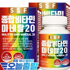 순수식품 종합 멀티 비타민 미네랄 20종, 90정, 2개