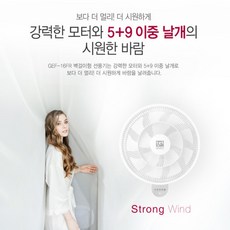 ELECTRO-G GEF-16FR 써큘레이터형 벽걸이 선풍기 16인치 벽걸이형 저소음 서큘레이터