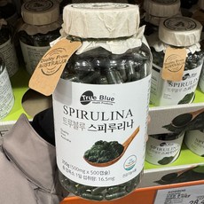 코스트코 트루블루 항산화 엽록소 스피루리나, 500개, 500mg