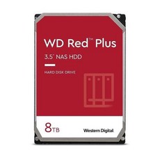 Western Digital 8TB WD Red Plus NAS 내장 HDD 3.5인치 (WD80EFZZ), 128 MB Cache, 1개 - wd80efzz