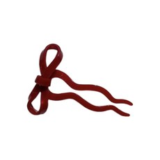 섬세한 bowknot 모양의 헤어 클립 매일 착용 날짜 파티를위한 우아한 헤어 핀