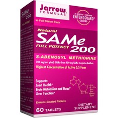 자로우 포뮬러스 SAMe 200 mg 타블렛 60정