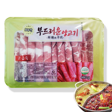 홍홍 중국식품 훠궈 마라탕 양고기 샤브샤브, 1팩, 480g