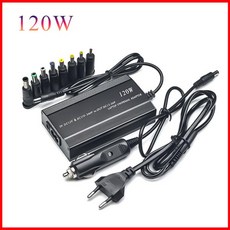 조정 120W 차량용 충 AC 전원 어댑터 공급 Usb 노트북, 01 120W US, 1개