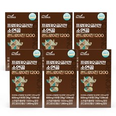 뉴트리너스 프로테오글리칸 소연골 콘드로이친1200 600mg 60정 6박스