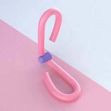 팔 허벅지 골반 근육 요가 피트니스 홈트, 핑크