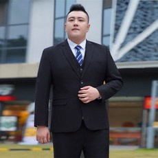 빅사이즈 남자 정장 결혼식 하객룩 남성 수트 데일리 비즈니스 - 남자정장결혼식하객룩5xl