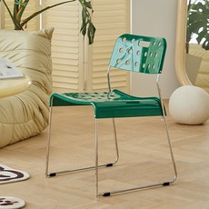 에이비퍼니쳐 포네 치즈 카페 인테리어 디자인 의자, 트로피컬 그린, 1개
