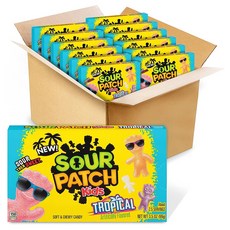 사워패치 키즈 트로피칼 소프트 & 츄이 캔디 12개입x99g SOUR PATCH KIDS Tropical Soft & Chewy Candy, 99g, 12개