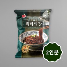고것참식품 짜장 맛집 직화 짜장 hmr 2인분 불맛 간편 조리 면 포함 캠핑 중화 밀키트, 1개