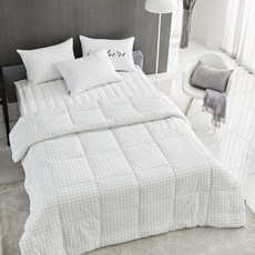 코튼 겨울이불 알러지케어이불 스퀘어 화이트 먼지없는 이불 SS / Q