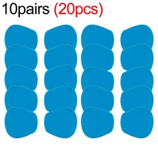 Ems 목 마사지기 트레이너 용 젤 패드 엉덩이 운동기 교체 바디 마사지 패치 근육 자극기 스티커 젤 액세서리, 10쌍, 하나