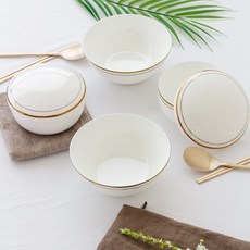 한국도자기본차이나 네오골드 예단반상기세트 6PCS, 예단포장X, 1개