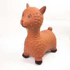 유아점핑볼 호핑볼 점핑말 유아짐볼 아기짐볼 점핑말 호핑말 토끼점핑볼, 도톰한 알파카(송기통 및 고무공)
