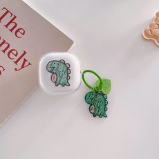 칼리고 갤럭시 버즈2 프로2 라이브 버즈 프로 스케치 케릭터 케이스, 4. 공룡