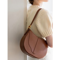 RUHOUR [단독] Carve hobo bag / Brown