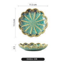 MOSAIRATION 기정용 세라믹 미니 접시 인테리어 예쁜 디저트 소스 그릇 미니 도자기 소스볼 예쁜 앞접시 반찬 양념 찬기 식기 예쁜 미니 그릇, 1개, 색깔3
