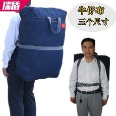 공룡나라 데님백팩 천 남자 빅사이즈 양어깨 큰배낭 이사부크루즈 여행 보스턴백 항공 탁송용낭