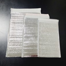 접착식 포장 은박 보온 보냉백 봉투 25x35+4.5cm M50332, 4세트, 1개입