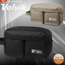 [볼빅] VOLVIK NEW 유틸리티 파우치(블랙), 유틸리티 파우치(카키), 1개