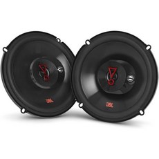 JBL Stage 3637F 6.5인치 삼방향 카 오디오 스피커 그릴 없음 블랙, Black, 1개