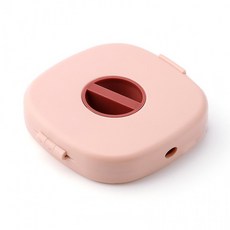 휴대용 선정리함 이어폰줄감개 거치대겸용 DD-12282, 화이트, 화이트