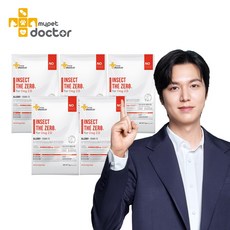  [마이펫닥터] 인섹트더제로 포 독 2.0 강아지 사료 곤충 피부 알러지 고단백 단일단백질 1kg, 5개 