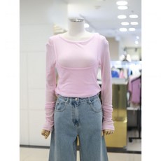 [온앤온] 시스루 레이어트 탑 티셔츠 NJW4ME332 백화점 아울렛 (3677969)
