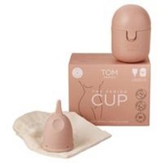 [해외직구]호주 유기농생리컵 대형1개입 2개+전자레인지 살균 및 소독케이스 TOM Organic The Period Cup +Microwavable Steriliser Case, 2개, 1개입