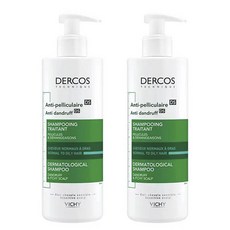 비쉬 델코스 더마톨로지컬 샴푸 댄드러프 & 잇치 스칼프, 390ml, 2개