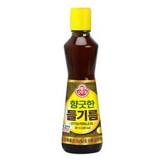 오뚜기 우리집 향긋한들기름 320ML 자취 대용량 식자재 선물 튀김 제사 명절 부침개 간식, 2개