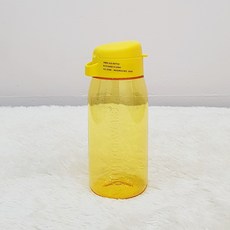 타파웨어 물병 물통 클리어 550ml 1P, 엘로우