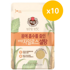 백설스위트리 자일로스 갈색설탕, 500g, 10개