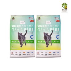 [브이펫] 세라피드 고양이사료 그레인프리 체중관리 7kg 2팩, 상세 설명 참조, 2개